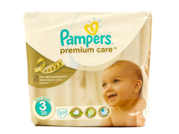 Подгузники Pampers "Prem. Care Midi" (4-9 кг) 27шт