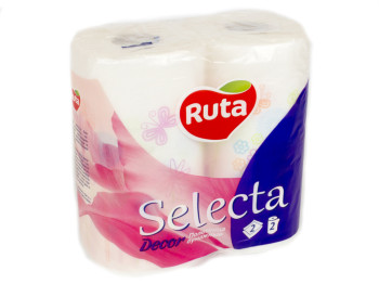 Рушники паперові "Ruta - Selecta Decor" двошарові (ціна за упаковку 2 рулони)