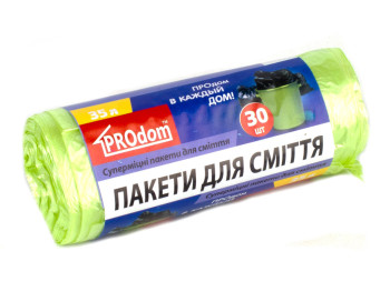 Мусорные пакеты 35л. "Prodom" 30шт 20357