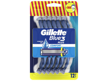 Бритвы одноразовые Gillette Blue3 Comfort Plus, 12шт