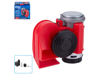 Сигнал пневматический CA-1455/VITOL/12V/красный