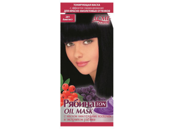 Маска для волосся тонуюча Acme-Color "Горобина TON oil mask" Аметист тон 201 09398