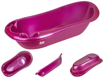 Ванночка дитяча Ал-Пластик (колір - бордо) 35л