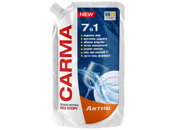 Засіб для миття посуду Carma Актив, 450мл, дой-пак