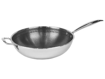 Сковорода с антипригарным Pfluon покрытием с защитной насечкой 32см