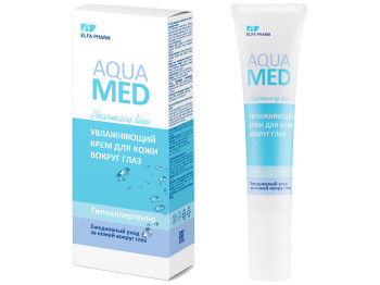 Крем для шкіри навколо очей Elfa Pharm Aqua Med Зволожуючий 15мл