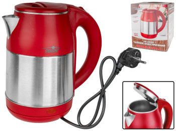 Чайник электрический Stenson Double wall красный 1,8л 1800W