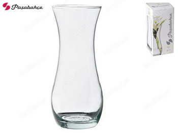 Ваза скляна 1шт Pasabahce Flora для квітів 11х11х25,2см