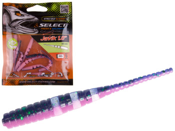 Приманка силиконовая съедобная Select Javik 1,8" col.205 45мм (цена за упаковку 9шт)