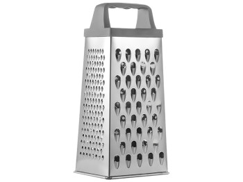 Терка Maestro, 4-х сторонняя, нержавеющая сталь, 10,5х8,1х22,5см