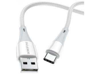 Кабель USB Borofone BX60 Superior Type-C 3A Цвет Белый
