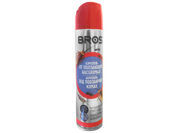 Средство от ползающих насекомых Bros, аэрозоль, инсектицид, 400мл
