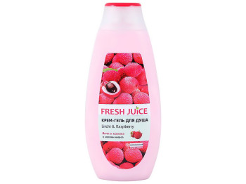 Крем-гель для душа "Fresh Juice" Litchi & Raspberry 400 мл.