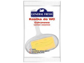 Блок для унитазов General Fresh Цитрусовый ароматический, в полиэтилене 35г