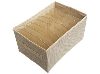 Коробка-органайзер для хранения белья, 7 отделений, 36x25x20см