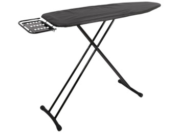 Дошка прасувальна, металева сітка, 122×38см, колір чорний