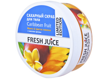 Цукровий скраб для тіла Fresh Juice "Caribbean Fruit" Карибський фрукт 225мл
