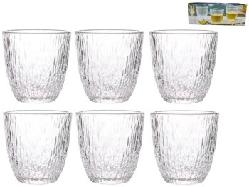 Стакан низкий Frost Ice, стекло, 300мл, цвет прозрачный (цена за набор 6шт)