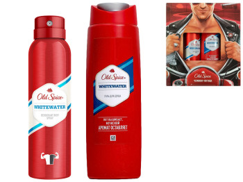 Набір подарунковий для чоловіків Old Spice Whitewater (аероз. дезодорант 150мл+гель для душу 250мл)