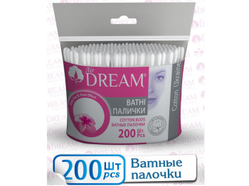 Ватные палочки (пластик) Аir Dream 200шт (в пакете)