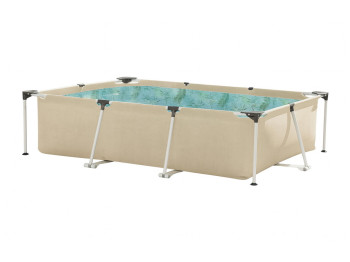 Басейн каркасний прямокутний, 300×200×75 см, білий