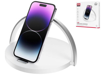 Беспроводное Зарядное Устройство XO WX030 15W 3 in 1, Белый