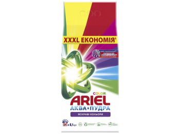 Стиральный порошок Ariel Аква-Пудра Touch of Lenor, Color, 8,1кг
