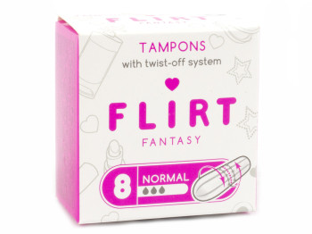Тампоны Fantasy FLIRT normal 3капли (цена за уп. 8шт) TGF002