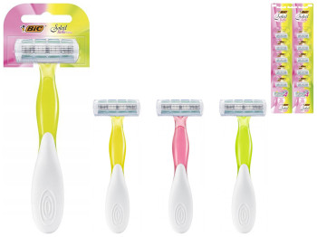Станок для бритья BIC Soleil Bella Colours 4 лезвия (цена за 1шт)
