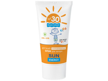 Крем для загара Sun energy kids солнцезащитный SPF30 50мл