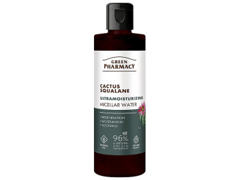 Міцелярна вода Green Pharmacy Кактус та сквалан, 200мл