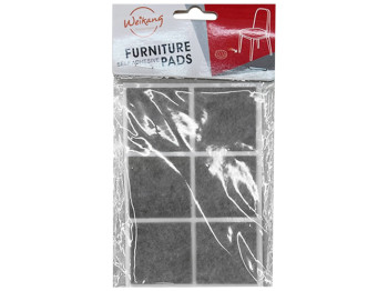 Наклейки на ніжки стільця/стола, квадратні, 6шт, 4,5см