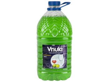 Засіб для миття посуду Vnuki "Лайм" з гліцерином 5л