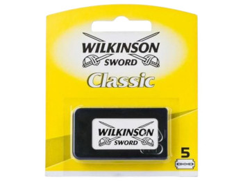 Леза Wilkinson Sword Classic, нержавіюча сталь, тефлон, 5шт