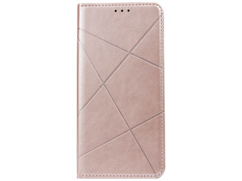 Чохол-книжка Business Leather для Realme 8 Колір Рожевий