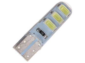 Лампа діодна T-10 -6SMD-5630 silicone, 09051/09094