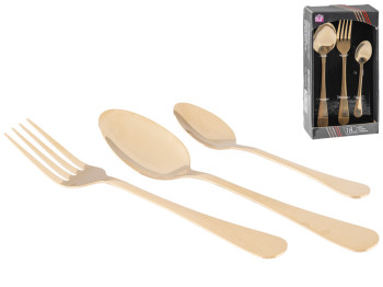 Набор столовых приборов Golden Family-2 18 предметов (6 вилок, 6 ложек, 6 чайных ложек)