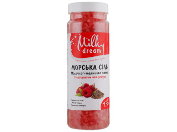 Морская соль Milky Dream "Молочно-малиновая ванна" для ванн 700г