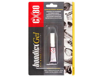 Клей цианокриловый (суперклей) CX-80/bondicx gel, 3г