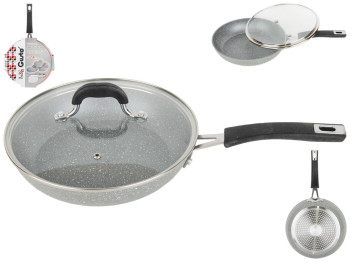 Сковорода Gusto индукционное дно с антипригарным покрытием Granite D24см GT-2107-24/1
