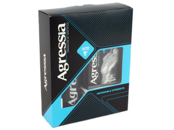 Набор подарочный мужской Agressia Sensitive NPA053 пена для бритья/бальзам после бритья