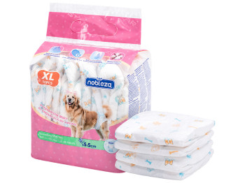 Подгузники для собак Nobleza, размер XL, 53×35см, 10шт, (цена за упаковку)