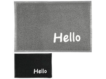 Килимок придверний Hello, гума, 38×58см (ціна за 1шт)