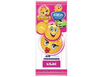 Освежитель воздуха Fresh Way "SMILES DRY" сухой листик Lilac