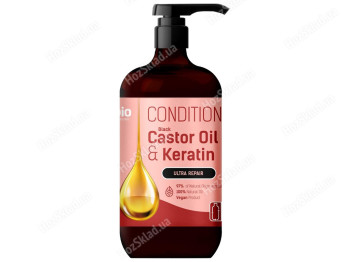 Кондиціонер для волосся Bio Naturell, Black Castor Oil & Keratin, 946мл