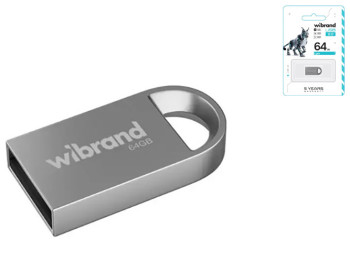 USB Flash Drive Wibrand 64gb Lynx Цвет Серебро