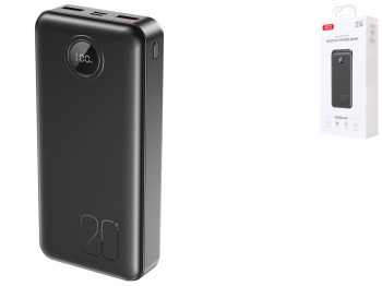Power Bank XO PR239 PD20W/QC 22.5W digital display 20000 mAh Цвет Черный
