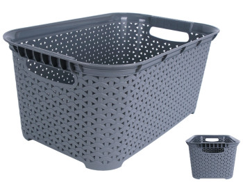 Корзина без крышки Diomedea, 26л, серо - голубой
