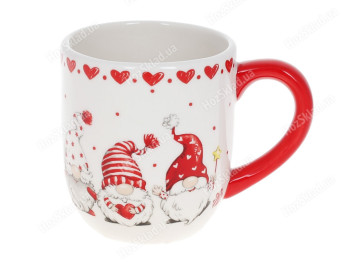 Кружка керамическая Bonadi Забавные гномы 550 мл