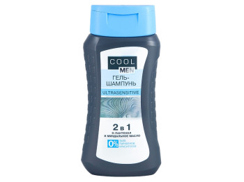 Гель-шампунь для душа Cool Men UltraSensitive 3в1 250мл
